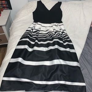 David’s bridal ballroom prom dress.